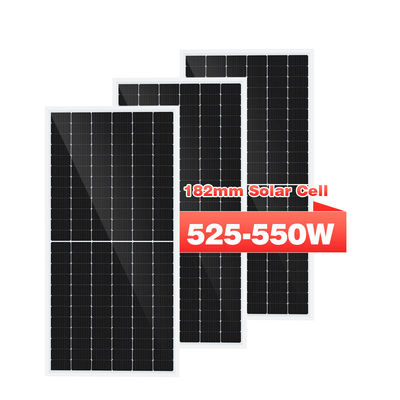 Quality  Transparent 450w 500w 540w Mono Bifacial Solar Panel System For Home factory