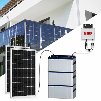 Quality  Plug And Play Balcony Solar System With Battery Micro Inverter Balcony Battery factory
