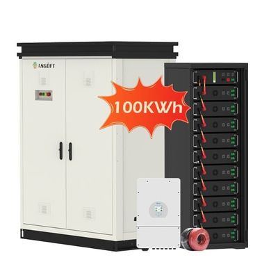Quality  100kwh lifepo4 high Voltage battery commercial industrial energy storage container factory