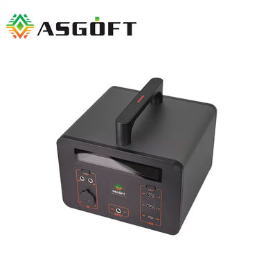 Asgoft New Energy Power Station Solar Generator 200w 300w With Foldable Solar Panel