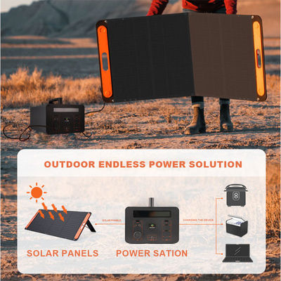 Emergency Solar 700W 600w Portable Power Station Docking Charging For Camping