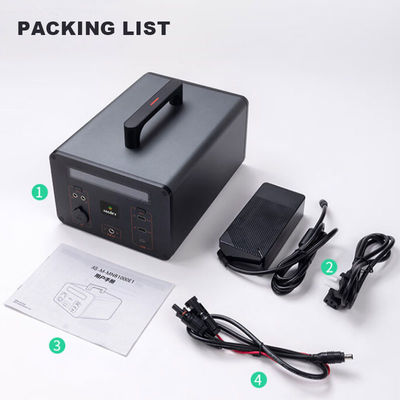 Quick Charge Lithium Solar Power Station Lifepo4 Battery Generator 220v 700w for Home