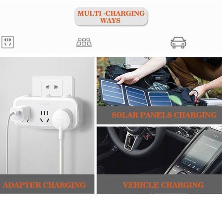 Portable Emergency Power Station Solar Generator 500W 288000mAh DC AC With Led Display