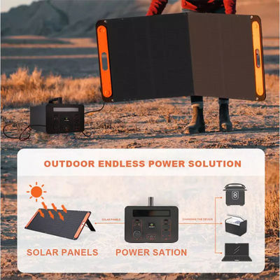 Custom Type C Power Station Solar Generator 300w 144000mAh With DC USB