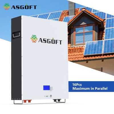 Hybrid Grid LiFePO4 Lithium Powerwall Solar Battery 51.2 V 48 Volt 5KWh