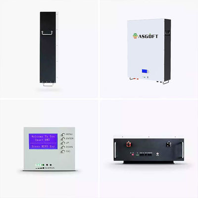 Hybrid Grid LiFePO4 Lithium Powerwall Solar Battery 51.2 V 48 Volt 5KWh