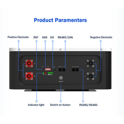 ASGOFT 6000 Cycle Time 95% DOD household powerwall 51.2v100ah 5.12kwh lifepo4 lithium battery