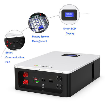 ASGOFT 6000 Cycle Time 95% DOD household powerwall 51.2v100ah 5.12kwh lifepo4 lithium battery
