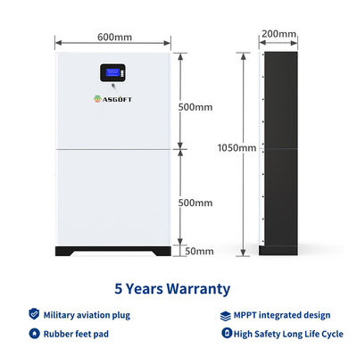 8000 Cycle 280ah Solar Stackable 48v Lifepo4 Energy Storage Battery Powerwall For Household