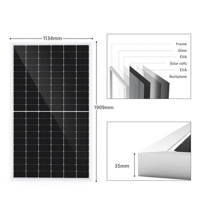 300w 450w 460w Mono PERC PV Panels 12v With Solar Battery