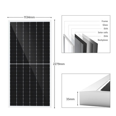 Renewable Photovoltaic Monocrystalline Solar Cells Mono PV Panels 500watt 460w 540watt