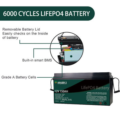 Deep Cycle Rechargeable LFP 24v 12V Lithium Battery Pack 300ah 200ah 150ah 50ah 100ah