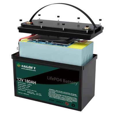 Rechargeable 180ah Lifepo4 12V Lithium Battery Pack Deep Cycle ODM