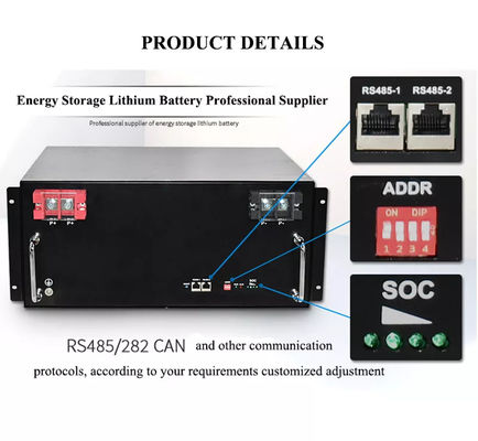 Energy Storage Lithium Ion Battery Pack 48v 200ah Lifepo4 Battery Pack Waterproof