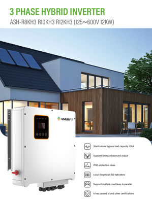 7kw 8kw 10kw 15kw Hybrid Solar Inverter 48v 240v Energy Storage Split Phase