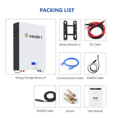 5Kwh 10Kwh Lifepo4 Lithium Ion Solar Panel Powerwall Off Grid System Batteries