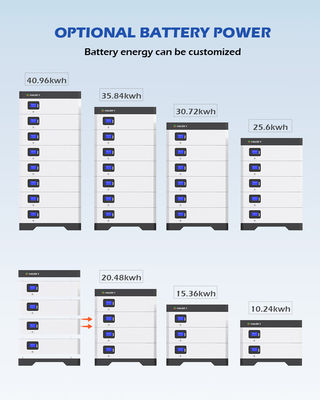 UN38.3 BMS Lifepo4 Lithium 3 Phase Powerwall Solar Battery Energy Storage