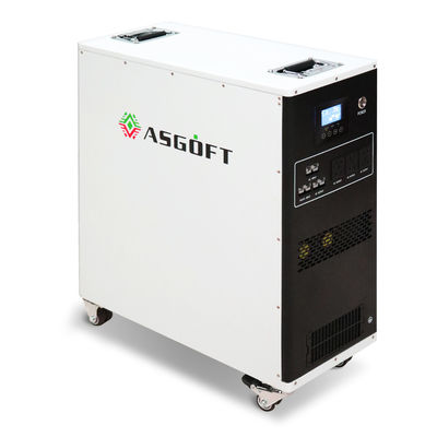All in one Portable Battery Storage With 220Ah Capacity 25.6V Voltage MPPT Battery With Lockable Wheels and Handle