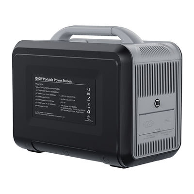 1200W 2000Wh 5V 12V Charge Power Station Power Bank For USB*4 PD*4 DC*2 Outdoor Power Supply Portable Charger