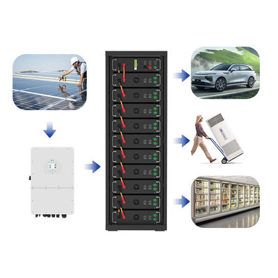 High Voltage 15kwh-750kwh Lithium Iron Battery Pack Lifepo4 51.2v 100Ah Rack Mounted Battery Lithium Ion Battery