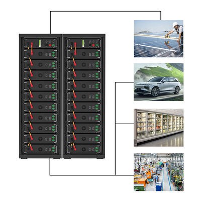 High Voltage 15kwh-750kwh Lithium Iron Battery Pack Lifepo4 51.2v 100Ah Rack Mounted Battery Lithium Ion Battery