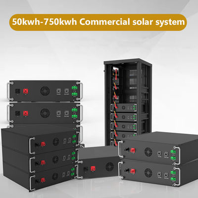 15kwh-750kwh Commercial racked cabinet High Voltage Solar energy storage system lifepo4