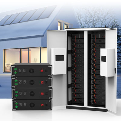 15kwh-750kwh Commercial racked cabinet High Voltage Solar energy storage system lifepo4