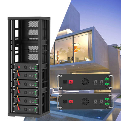 High Voltage 15kwh-750kwh Lithium Iron Battery Pack Lifepo4 51.2v 100Ah Rack Mounted Battery Lithium Ion Battery