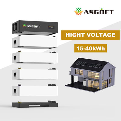 Solar Battery Cases System 15kwh-40kw Stackable Solar Generator 100Ah Lithium Ion Stackable