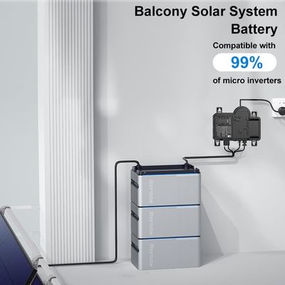 Micro Inverter Balcony Solar System 800w Balcony Solar Battery With Solar Panel