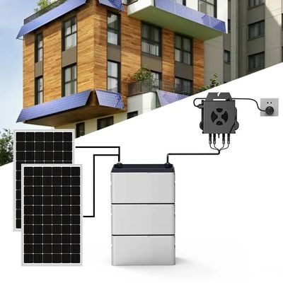 German Warehouse Micro Inverter 800w Balkonkraftwerk On Grid Solar System For Balcony