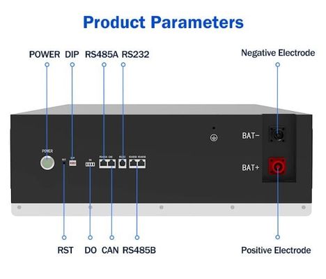 14.3kwh stackable Lithium Ion Battery 280Ah 51.2V Energy Storage Lifepo4 Battery