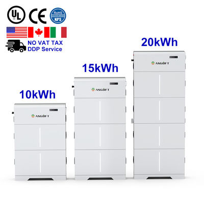 Solar Energy Storage Home 10kWh 15kWh 20kWh High Voltage Stacked LiFePO4 Battery