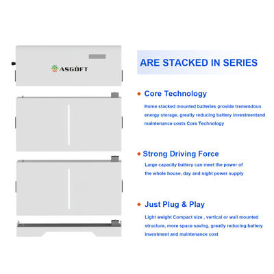 UL Certification USA High Voltage Stacked Solar Energy Storage Lifepo4 Batteries