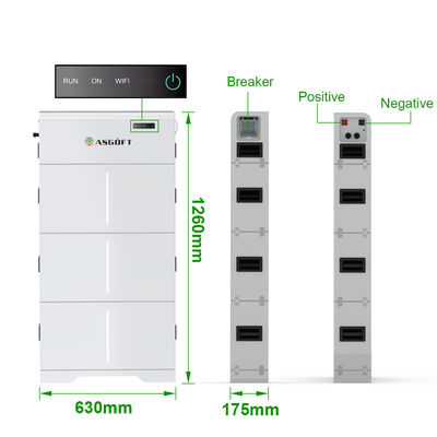 UL Certification USA High Voltage Stacked Solar Energy Storage Lifepo4 Batteries