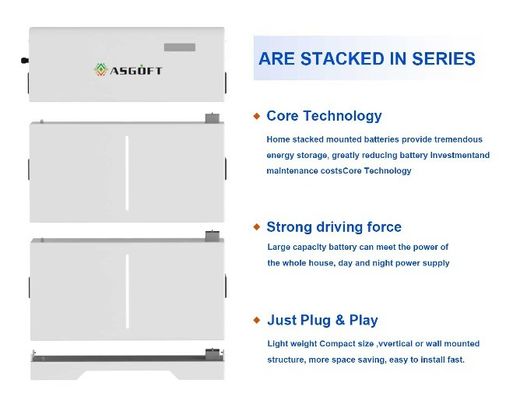 Ess Lifepo4 Lithium Ion 10kWh 20kWh Stacked High Voltage Energy Storage Battery