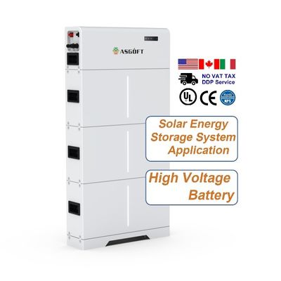 Home High Voltage Energy Storage 10kwh 15kwh 20kwh Solar Lifepo4 Lithium Battery