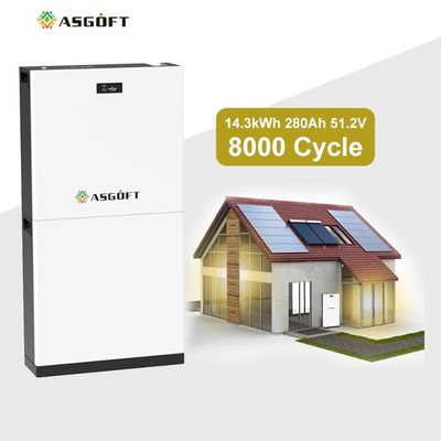 280Ah 15kwh 51.2V Lifepo4 Lithium ion Battery for home industrial commercial use