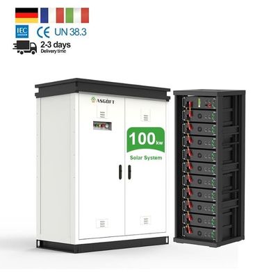 High Voltage 50kWh LiFePo4 Lithium Battery 100kWh For Solar Energy Storage System